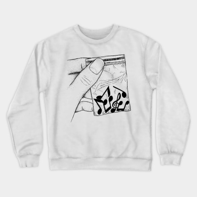 music Crewneck Sweatshirt by rudoi